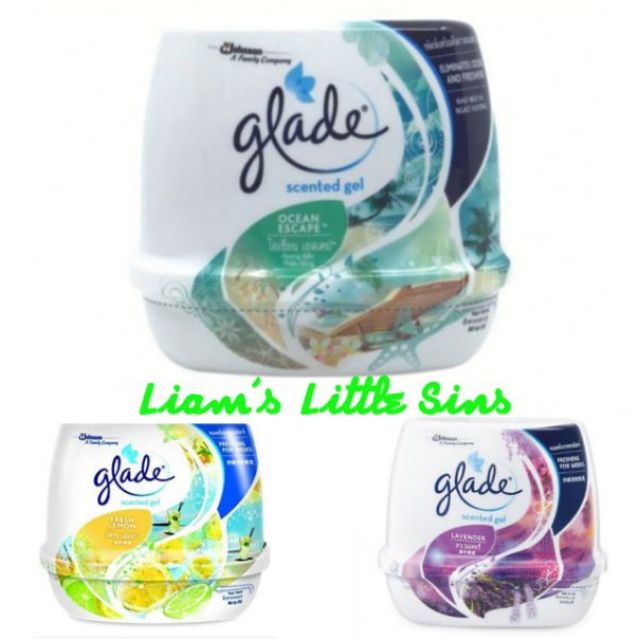 Sale Authentic Glade Scented Gel Air Freshener For Room Bathroom Shopee Philippines