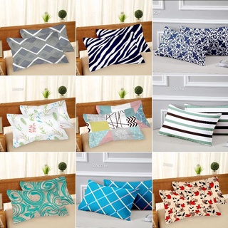 2pcs/set Pillowcases New Sales Gray Black Pillow Cases Semi Cotton Pillowcase Bedding 18*28 Inch #14