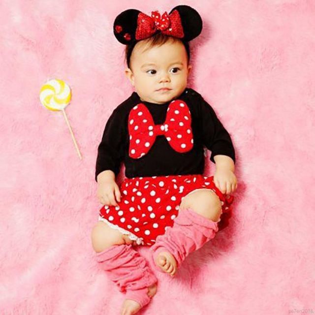 Mickey Mouse And Minnie Mouse Costume For Babies Shopee Philippines