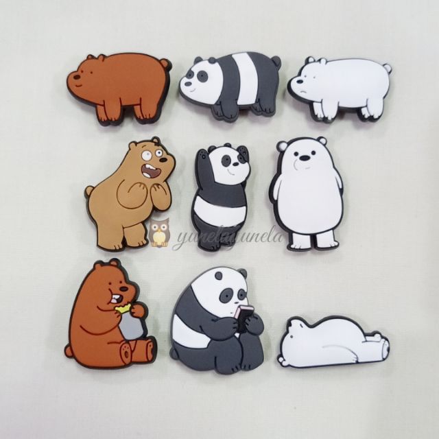 Shoe Charms jibbitz We Bare Bears 