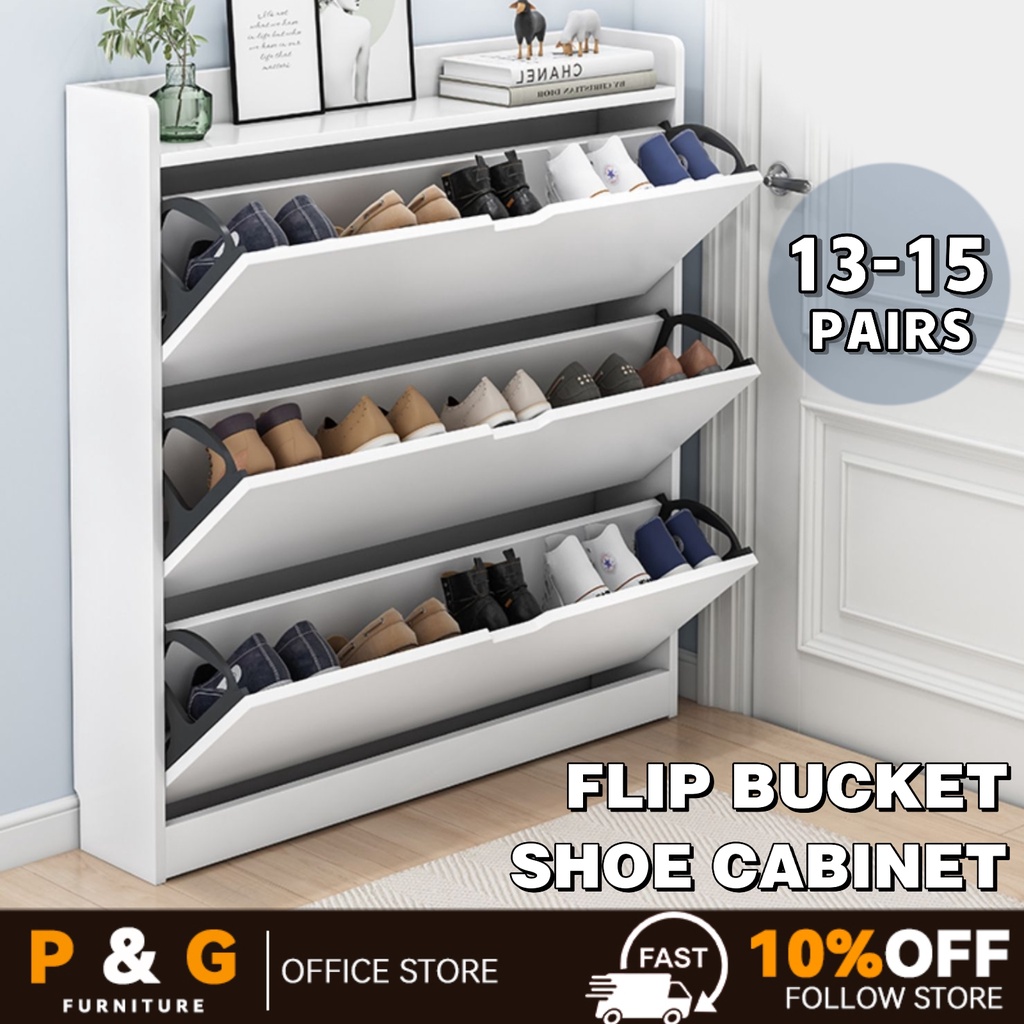 Flip Bucket Shoe Cabinet Bedroom Rack Household Door Outlet Simple ...