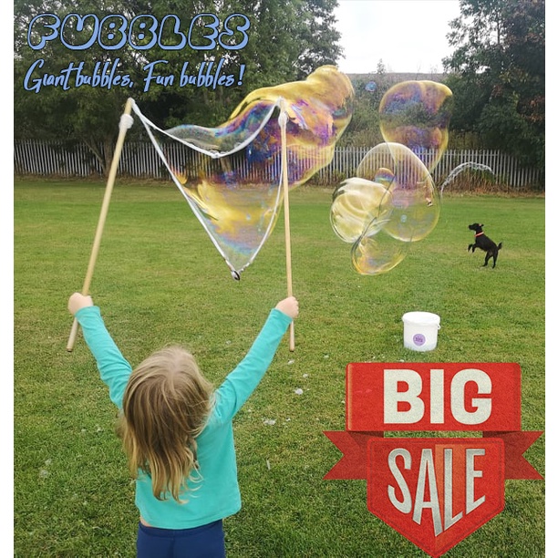 BIG BUBBLE SOLUTION Happy Bubbles GIANT Bubbles Kit Bubble Shopee