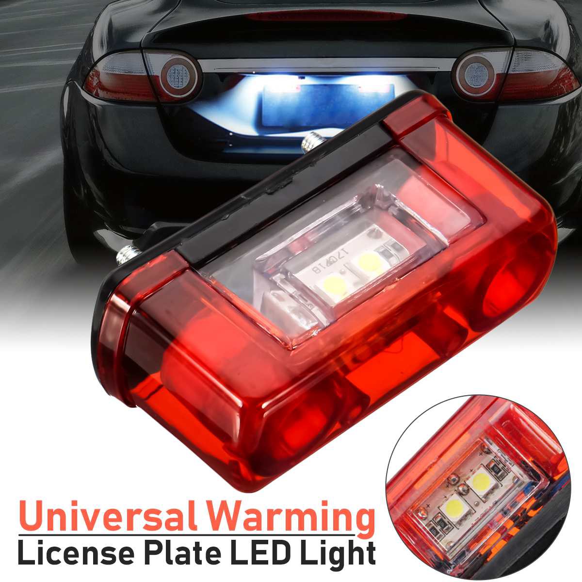 universal led license plate light