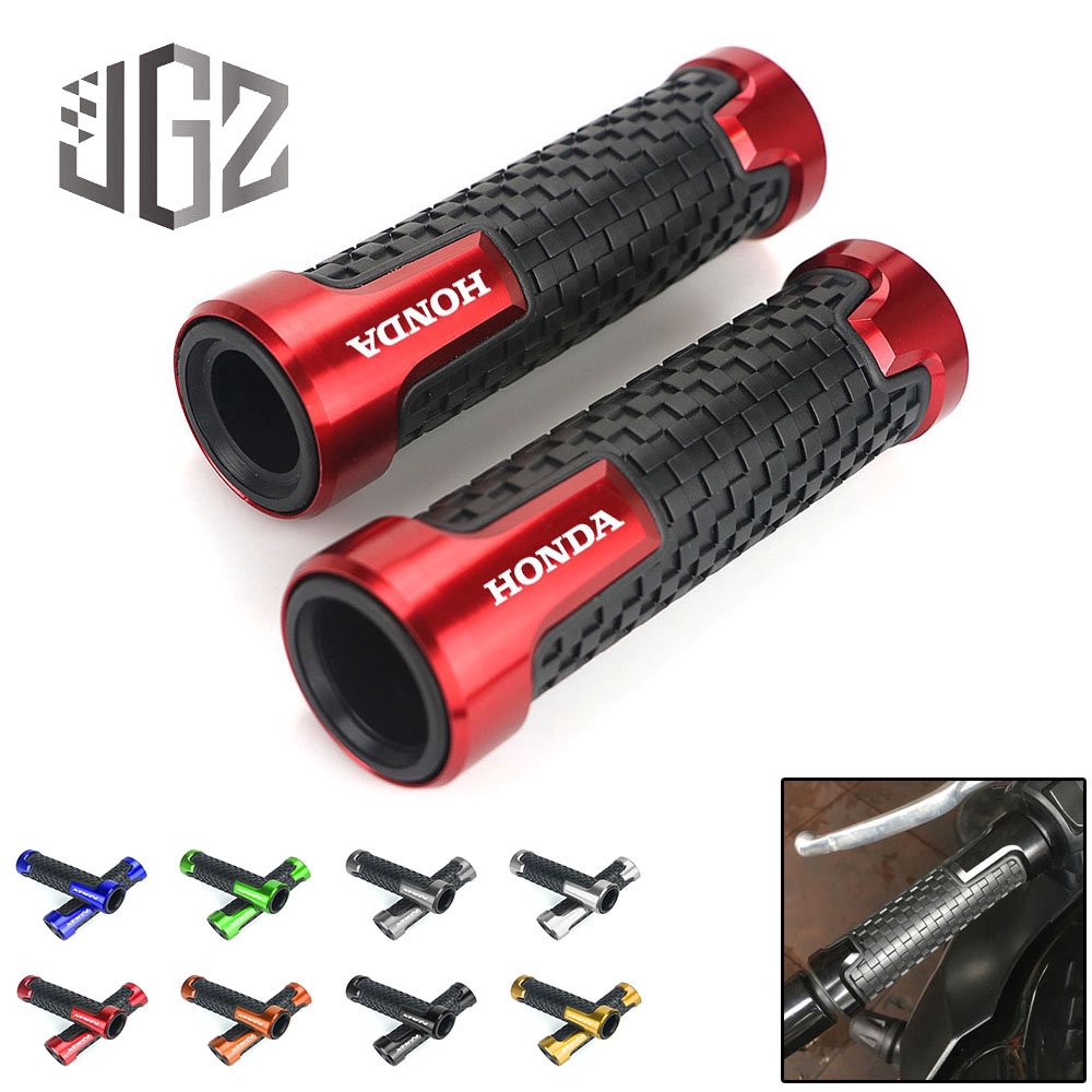 For Honda Motorcycle Aluminum Grip Rubber Gel Hand Grips Handlebar Shopee Philippines