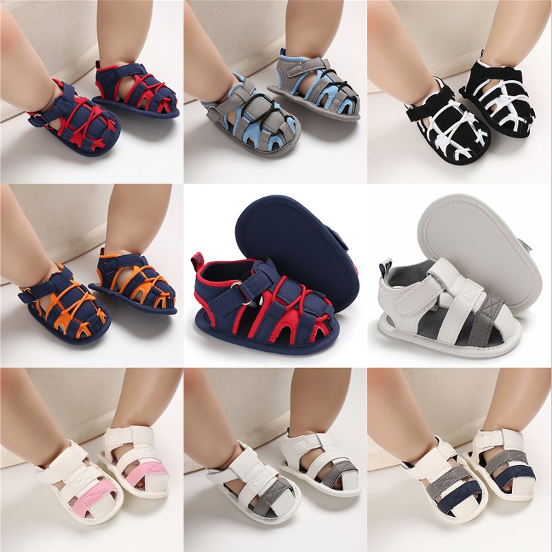 Summer season Newborn sandals Soft bottom Boys shoes Nonslip Girls