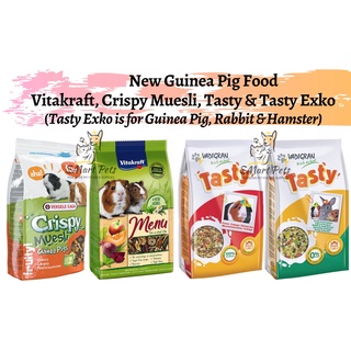New Guinea Pig Food (Vitakraft Crispy Muesli & Tasty) Tasty Exko is for GP, Rabbit & Hamster