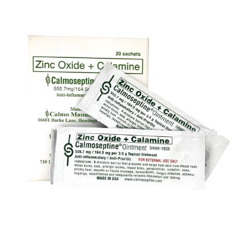 Calmoseptine ointment Zinc oxide + calamine 3.5 g sachet Shopee Philippines