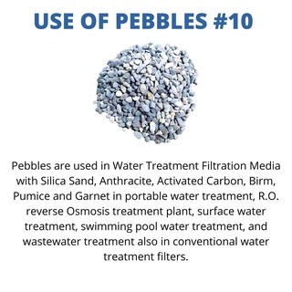 1KG PEBBLES #5/#10/#15 for FRP Multimedia Elements/Aquarium/Water Filtration System / Water Station #3