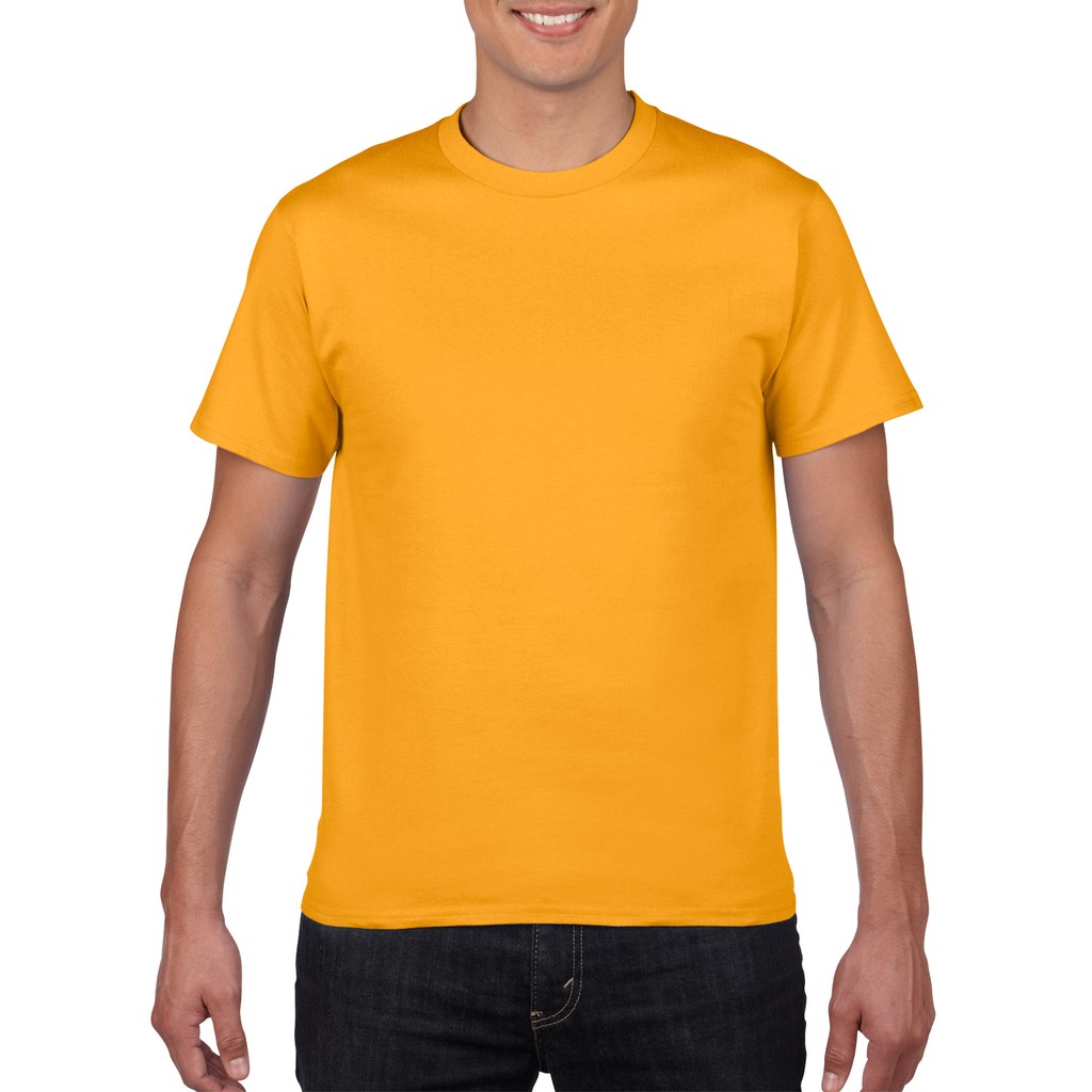 Gildan Premium Cotton Adult T Shirt Gold Shopee Philippines 