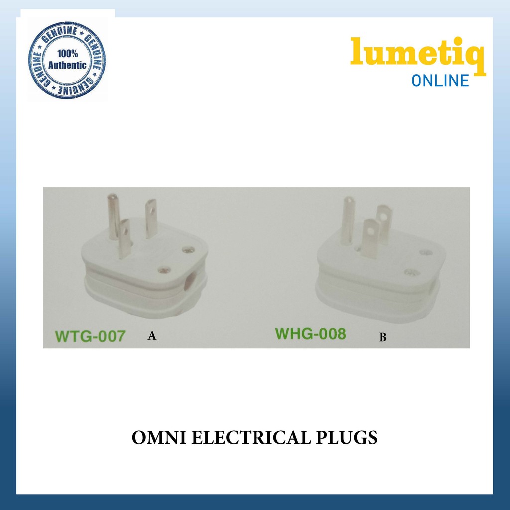 OMNI Electrical Plug (Tandem Ground/Heavy Duty Ground) | Shopee Philippines