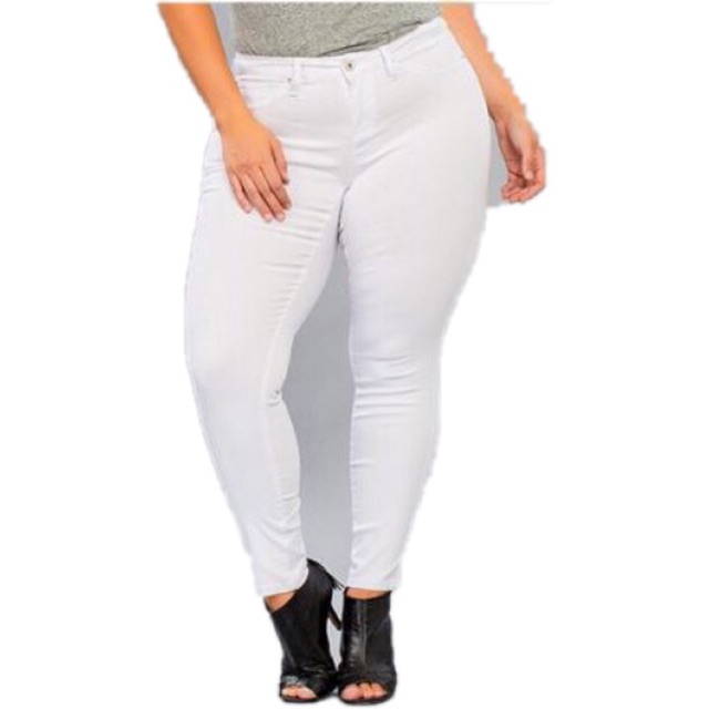 ladies white jeans