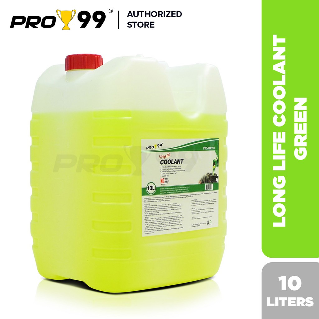 Pro99 Ready to use Long life coolant Green 10 Liters ( 10L ) Shopee