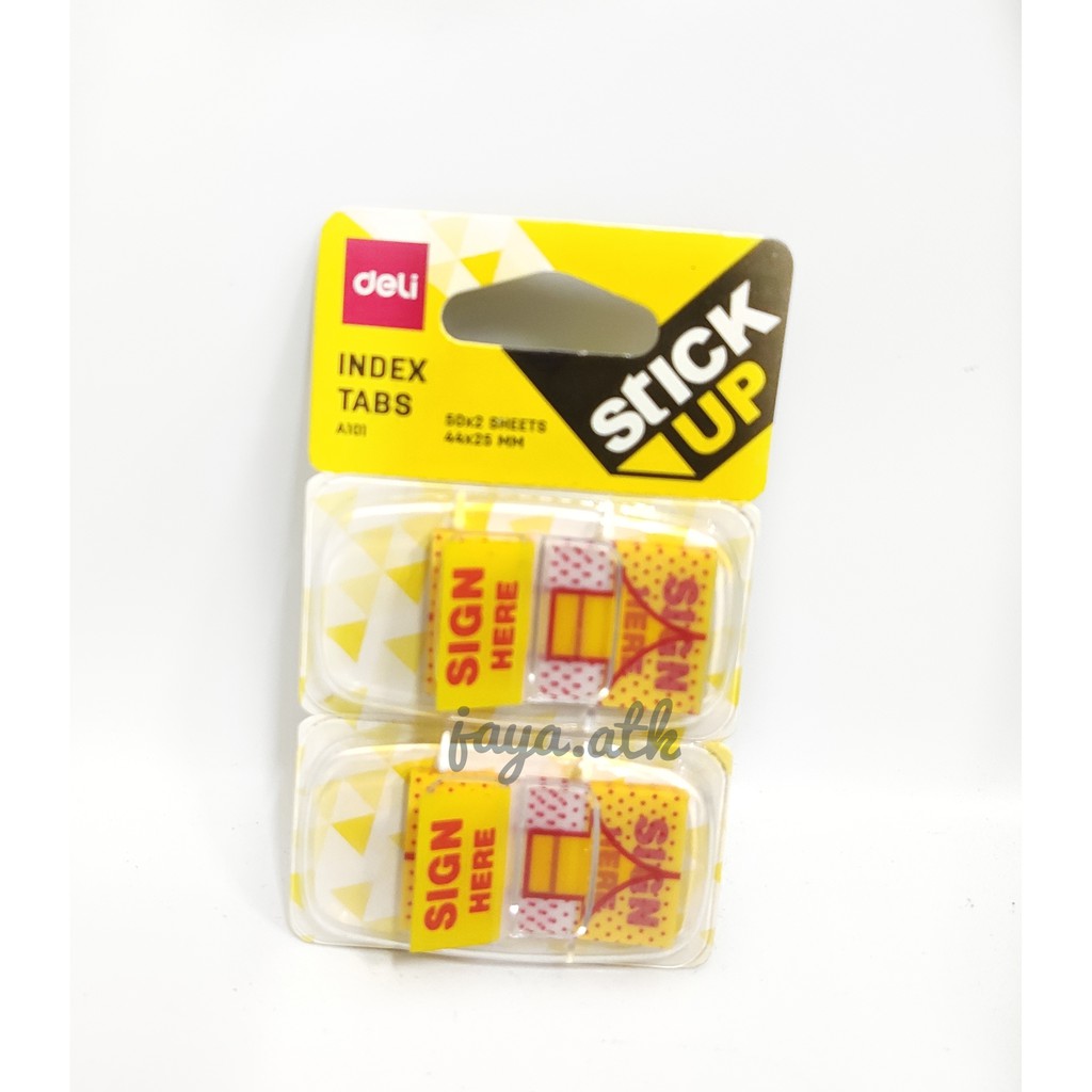 Post-It Sign Here Index Tabs Flags Pack of 50    0033 