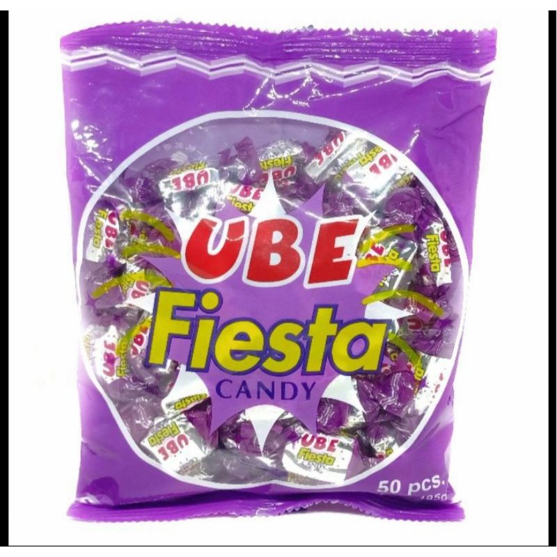 UBE FIESTA Chewy Candy 50pcs | Shopee Philippines