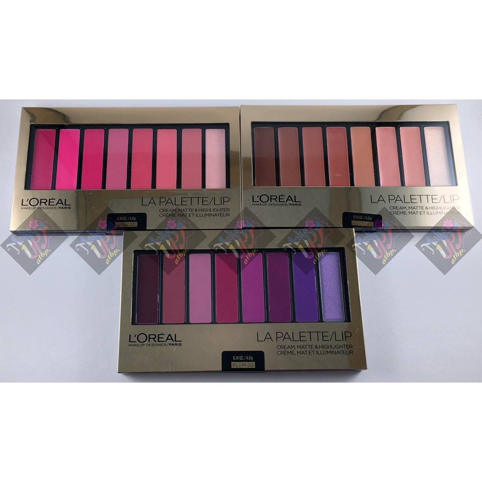 loreal lip palette