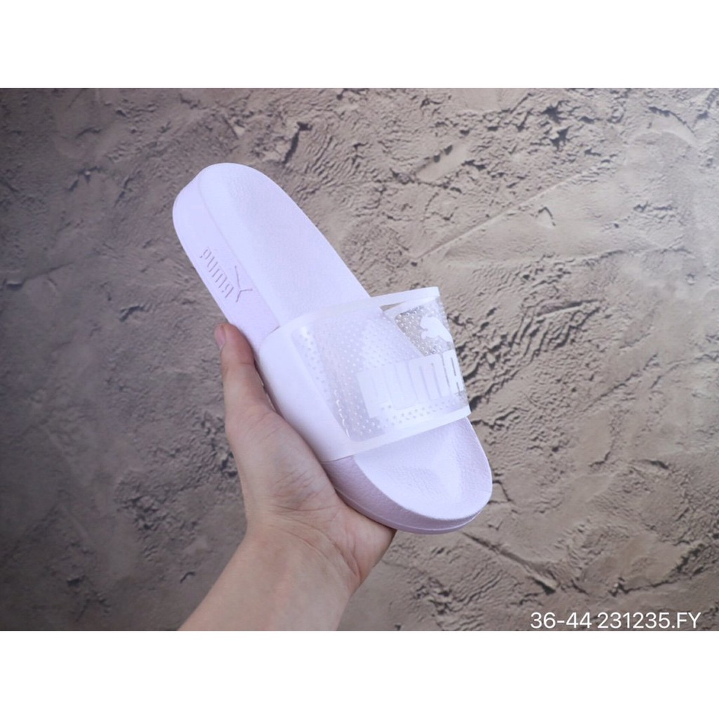 puma transparent slippers