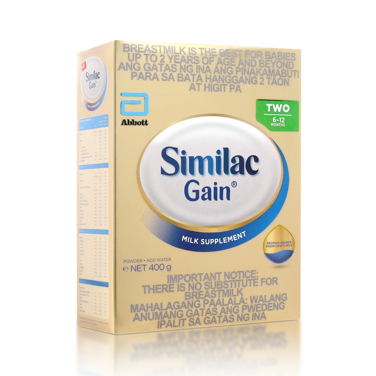 similac gain plus 400g price
