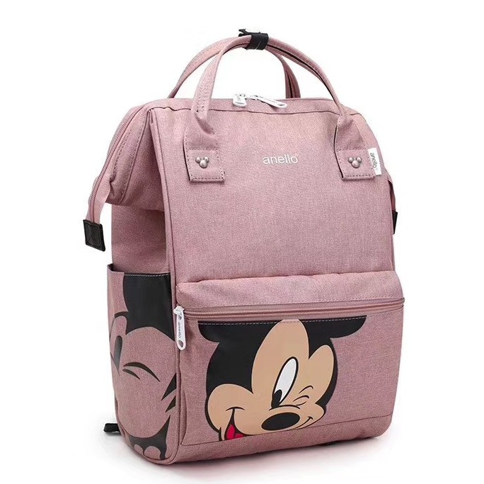 Japan AnelloDisney Mickey Vigny joint bag Girls Womens Backpack Book Bag 