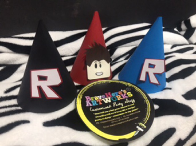 Roblox Party Hat Set 3 Pcs Assorted As Posted