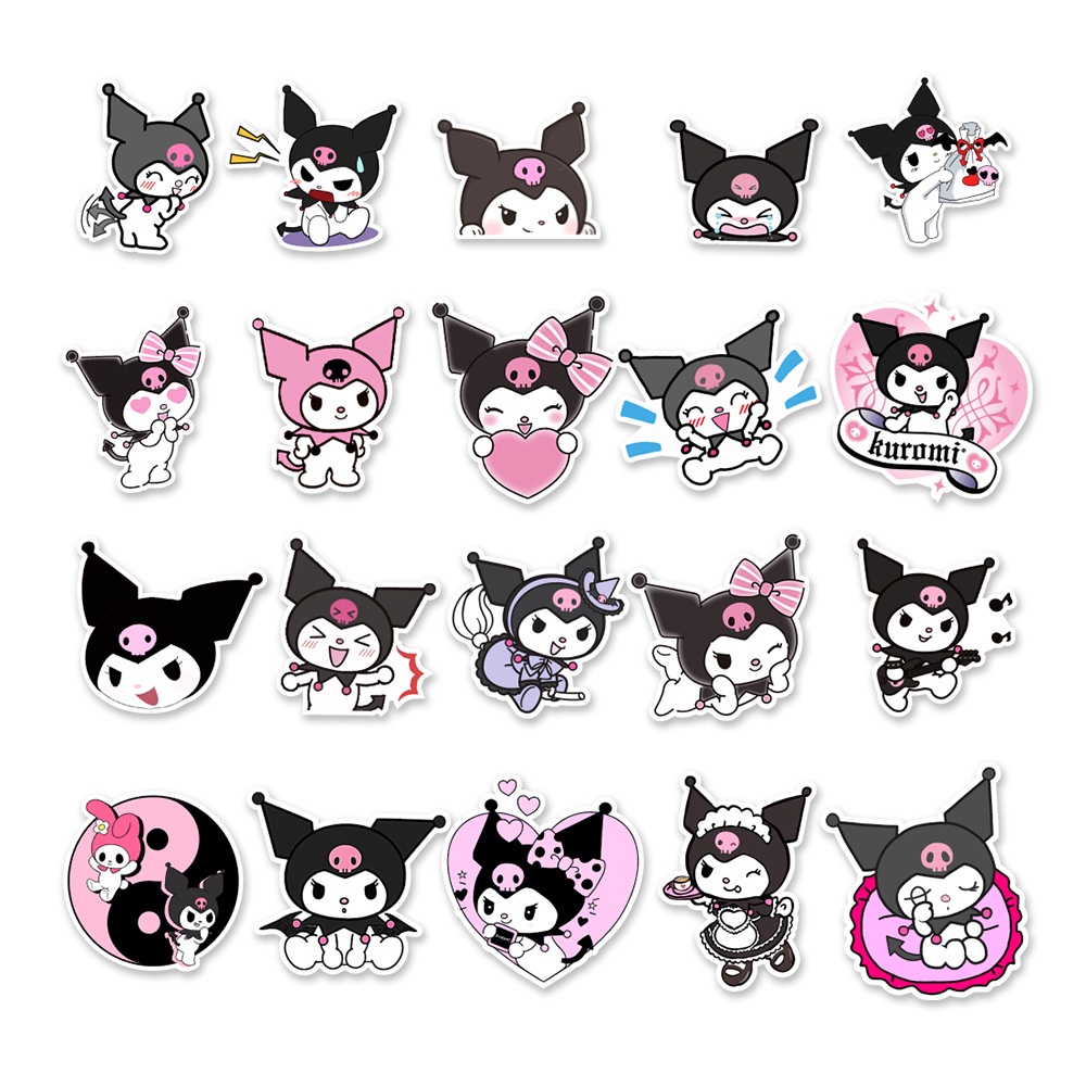 Printable Kuromi Stickers