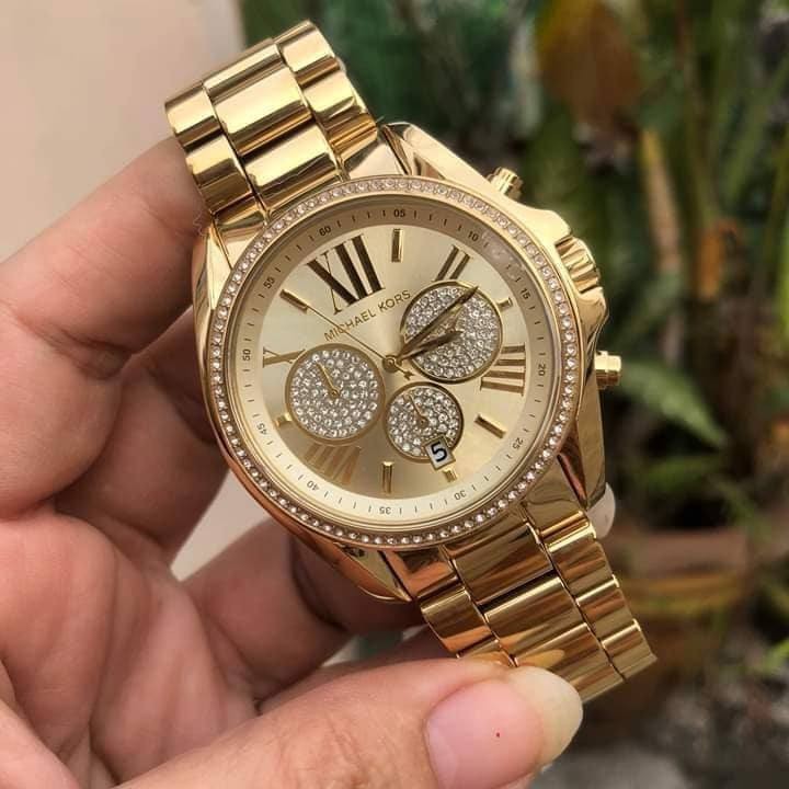 Michael Kors Bradshaw Pave 6538 Unisex Watches | Shopee Philippines