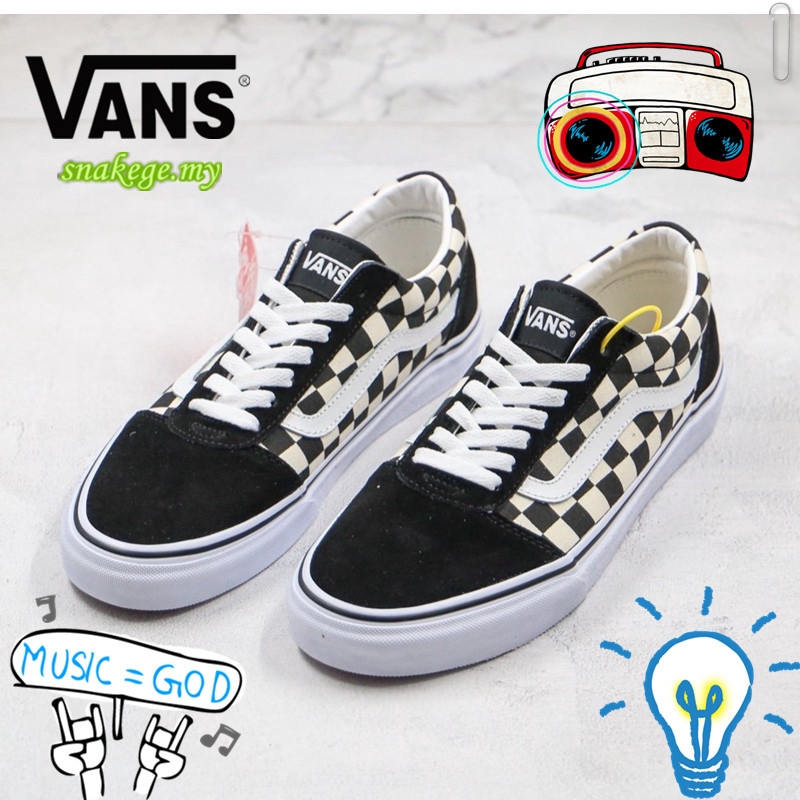 vans ward men's checkerboard skate shoes
