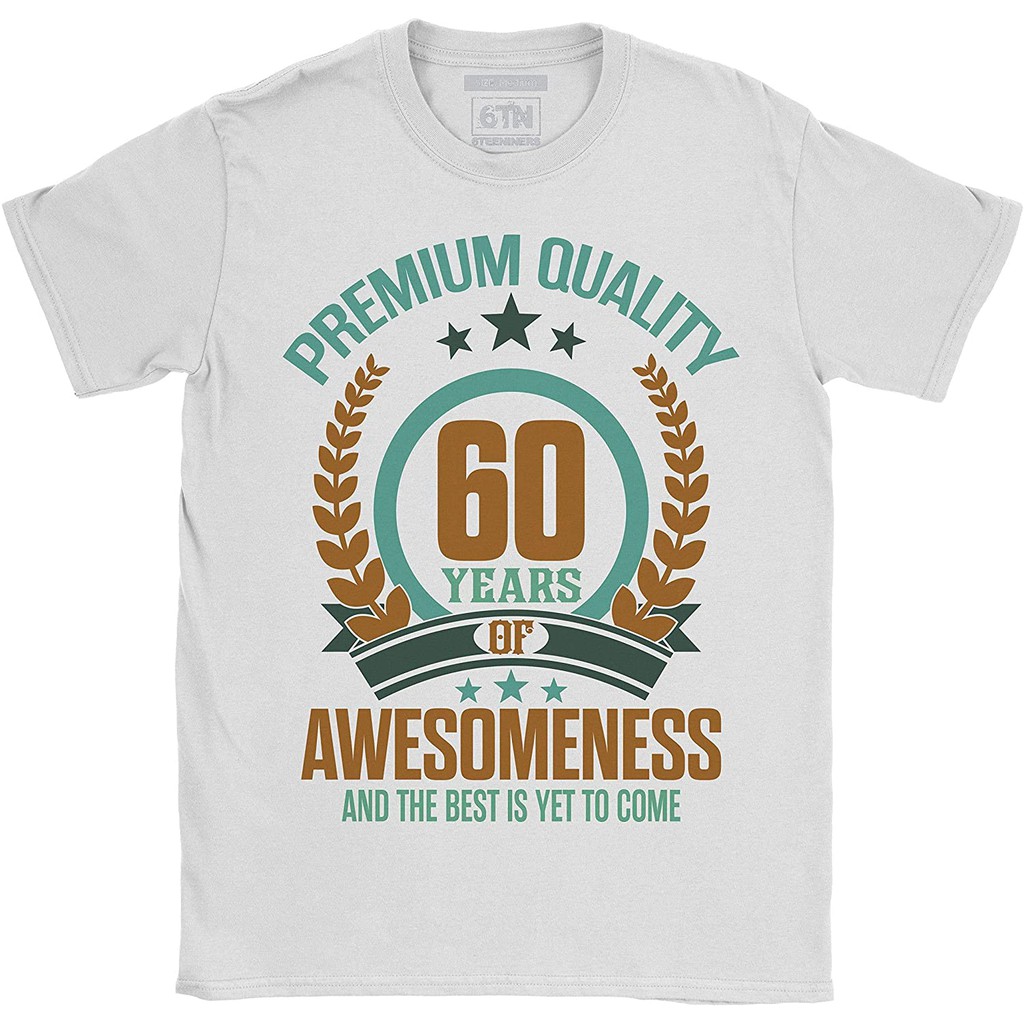 60 years of awesome t shirt