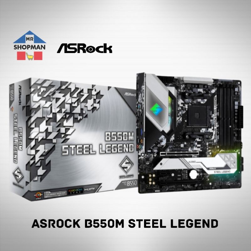 Asrock b550m steel legend совместимость оперативной памяти