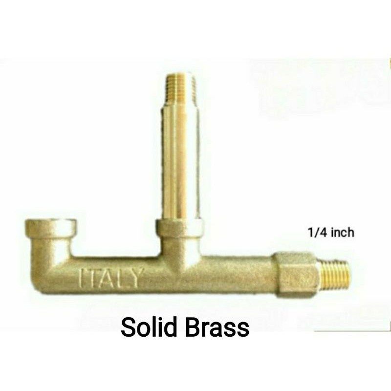 F Brass Connector 1/4 For Water Pressure Switch And Gauge (Tank