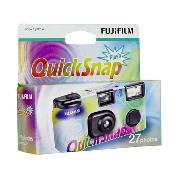 Fujifilm QuickSnap Flash 400 Disposable 35mm Camera 27 Exposures
