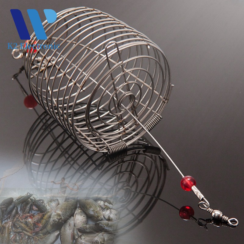 Cod Cage Feeder Basket Lures Bait Fishing Accessories 5 Pcs