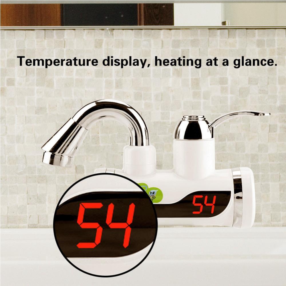 Instant Hot and Cold Water Faucet with Temperature Display ...