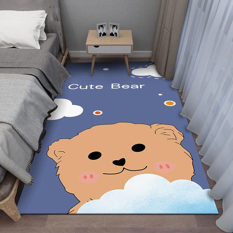 120x80CM Thickened Carpet Cartoon Bedroom Bedside Carpet Living Room Home  Baby Crawling Mat | Shopee Philippines