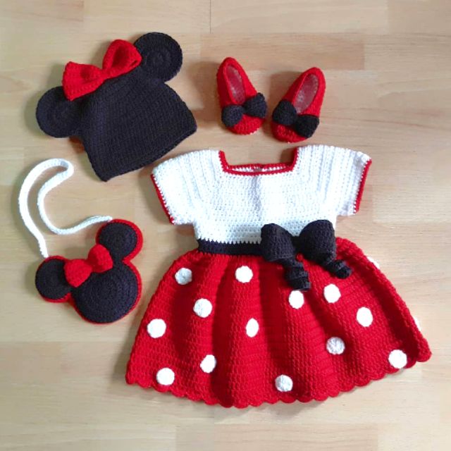 crochet minnie mouse dress