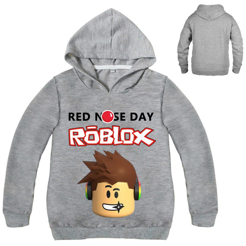 2017 new fashion children roblox red nose day hoodies sweatshirts baby kids hoodie sweatshirt jumper sweater sports pullover tops