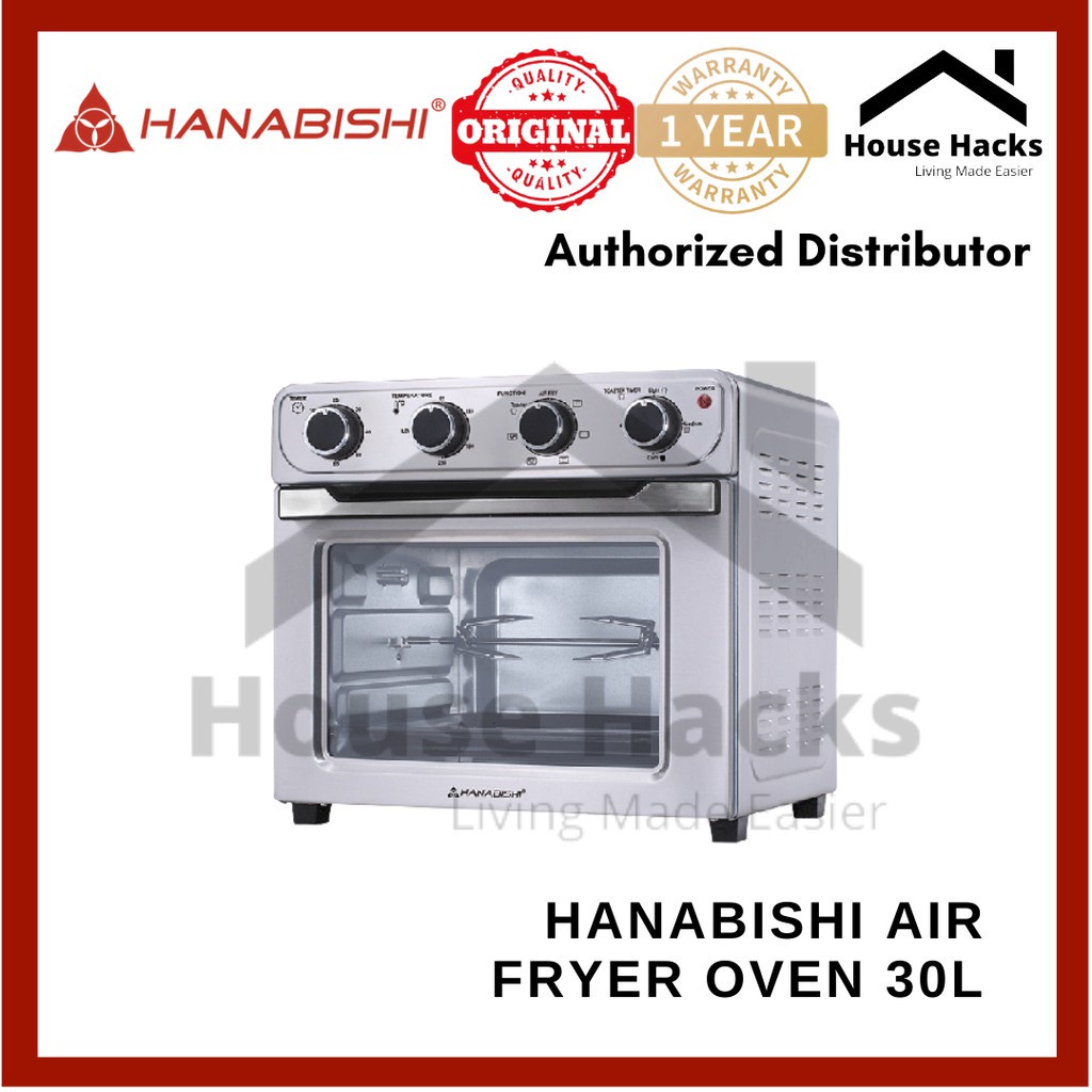 Hanabishi Air Fryer Oven 30L HAFEO 30SS HAFEO30SS (House Hacks