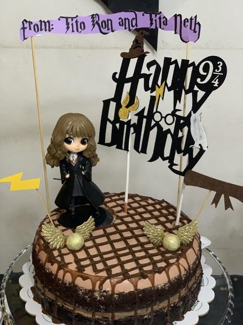 Baking Cake Decoration Harry Potter Princess Hermione Q Version Doll Dark Kingdom Magic Theme Party Shopee Philippines