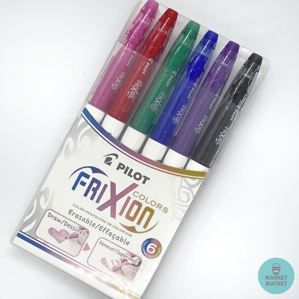 Pilot Frixion Colors Erasable Markers (6 Colors) | Shopee Philippines