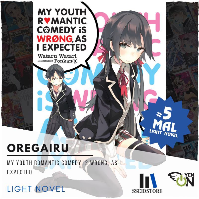 My Youth Romantic Comedy Is Wrong As I Expected Light Novel Oregairu Shopee Philippines