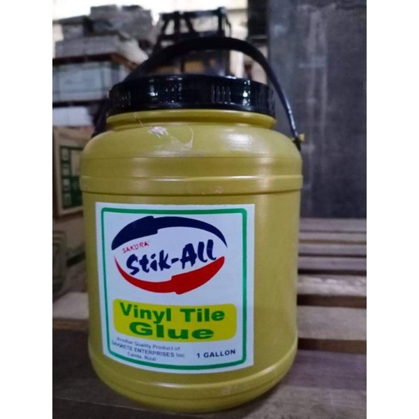 Vinyl Adhesive ( glue for Vinyl Tiles) 1gallon / SAKURA STIKALL VINYL