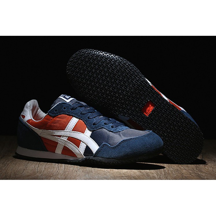 Onitsuka Tiger Serrano Dk Navy White Shopee Philippines