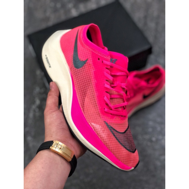 pink marathon running shoes