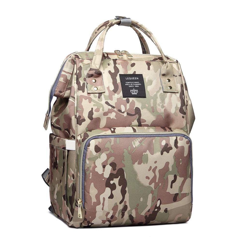 camo nappy bag