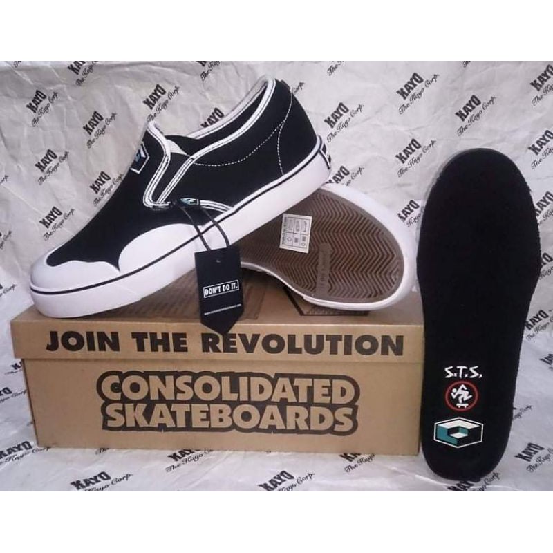 consolidated skateboards shoes
