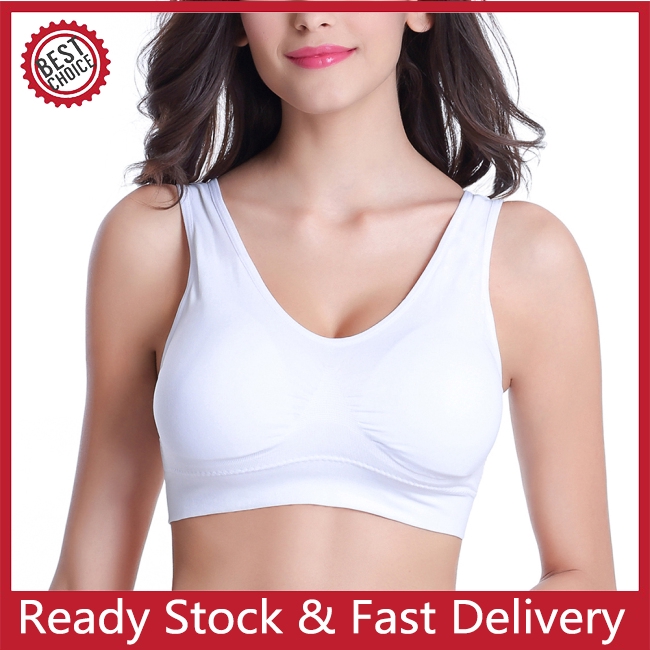 chest binding sports bra