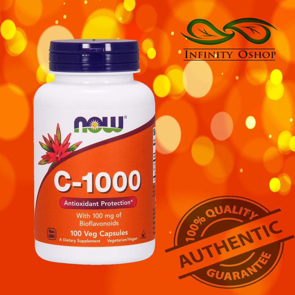 Now Foods C 1000 With Bioflavoniods 100 Veggie Capsule Shopee Philippines