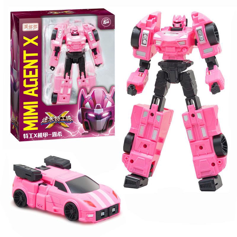 pink robot toy