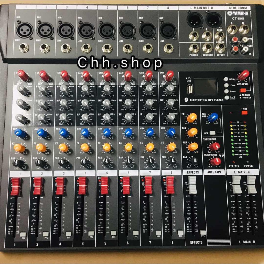 Yamaha Ct 80s 8 Channel Mixer W Bluetooth Shopee Philippines