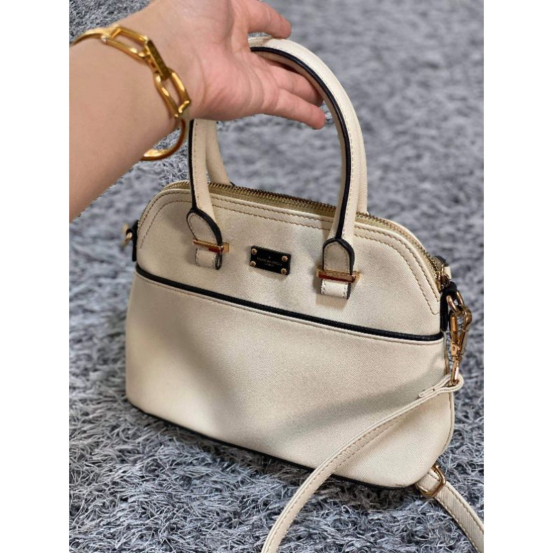 ★PAULS BOUTIQUE★ MINI MAISY [CREAM] Paul's Boutique Mini Maisy Sling Tote Bag Authentic Original