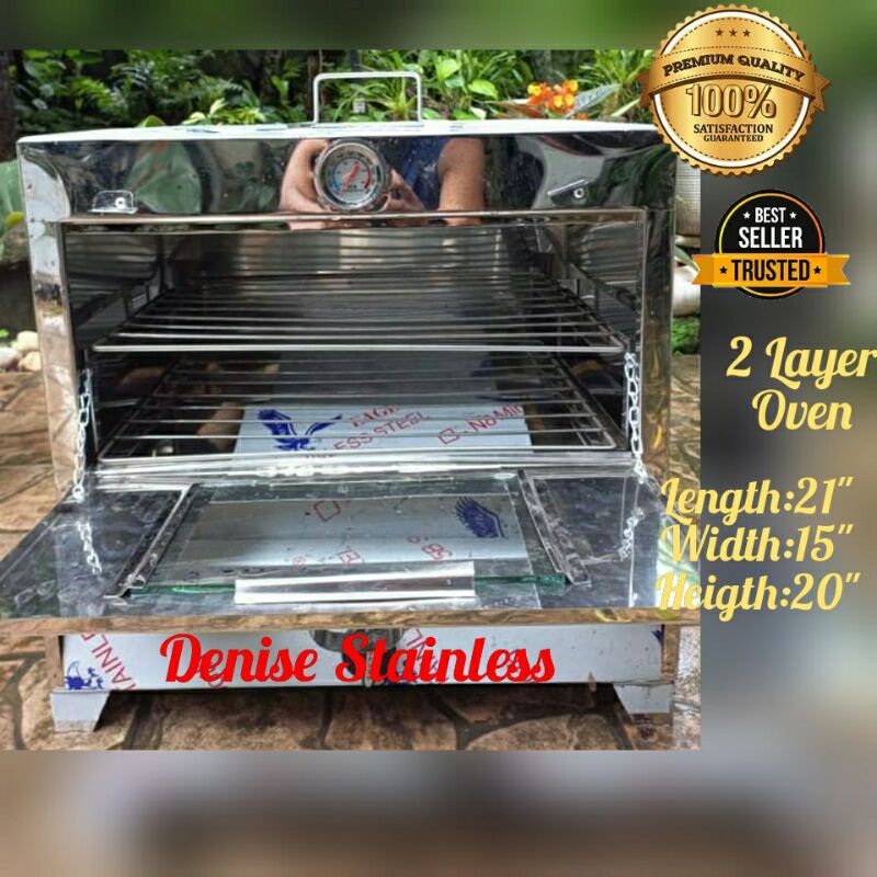 2 layer stainless gas type oven 14x18 inches inside Shopee Philippines